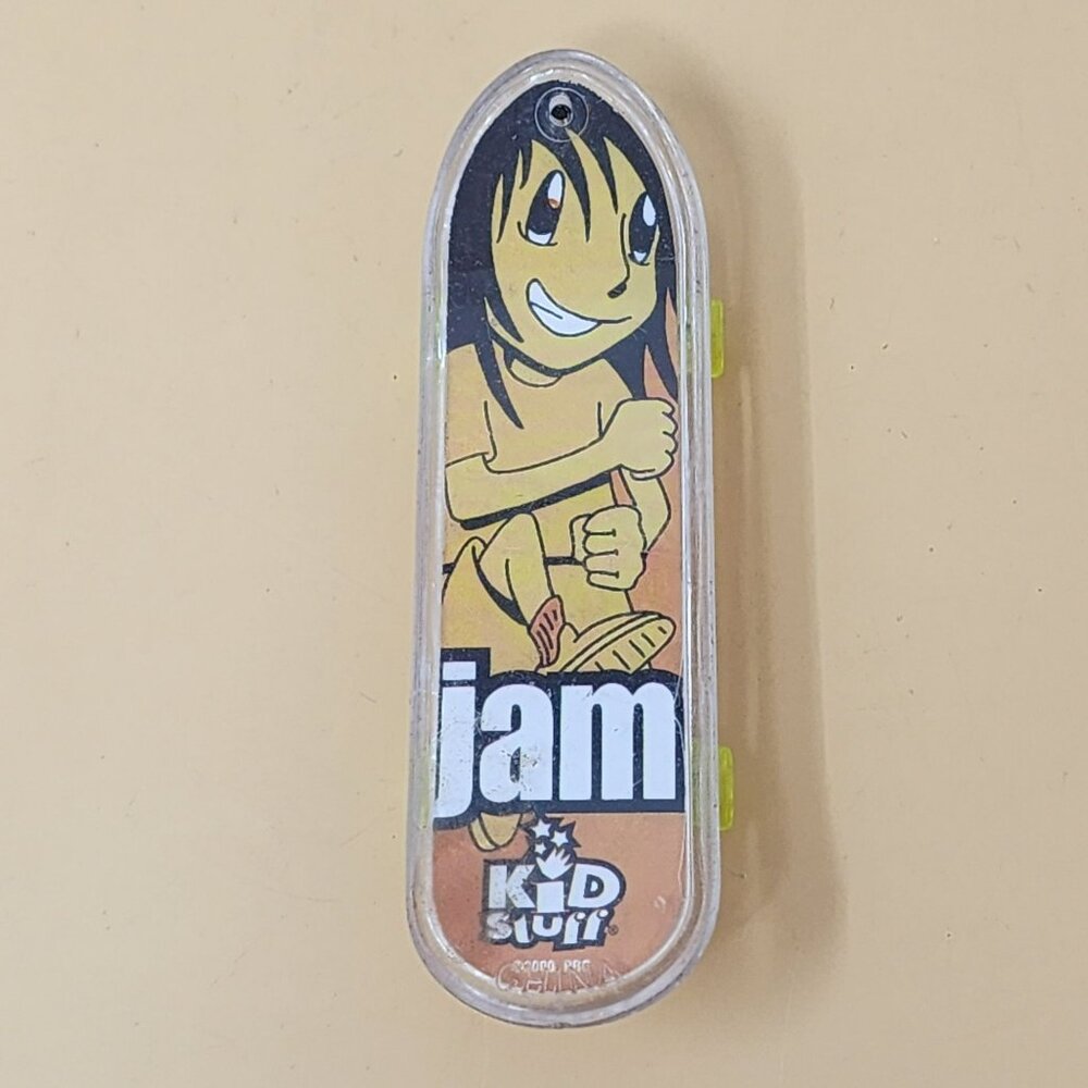 Vintage 2000 Jam Kid Stuff Mini Fingerboard Skateboard Toy‎